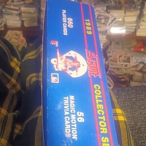 Score 1989 Baseball Card Factory Set With 660 Player Cards & 56 Magic Motion Tri